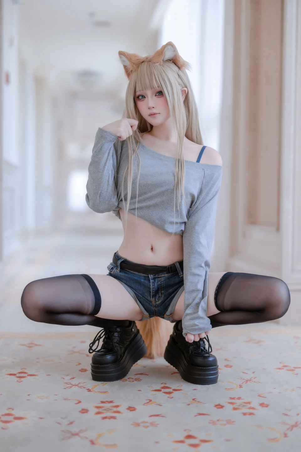 屿鱼 - 黄豆粉 T1 [54P-391MB] tg@simisebaisi 【丝足阁】014.webp